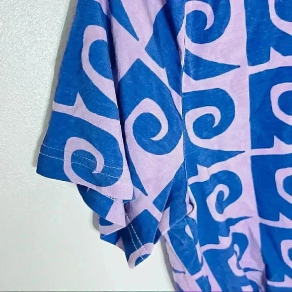 NWT Rhode Coco Crop Tee in Purple Cobalt Monogram - Picture 7 of 9